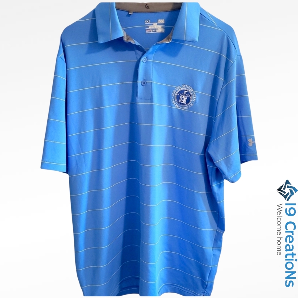 (NW/OT) Under Armour U.S. Open 2018 Heat Gear Polo- Large